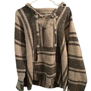 Cozy Striped Hooded Sweater